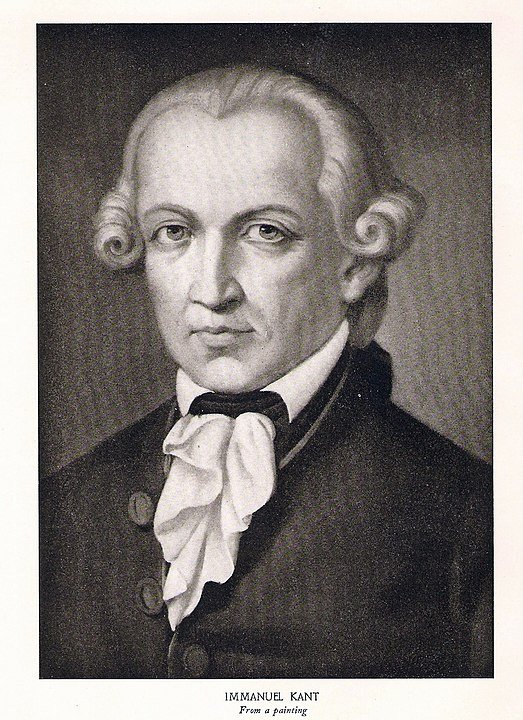 engraving of Immanuel Kant